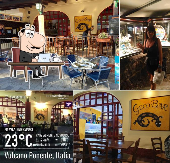 Dai un'occhiata agli interni di Geco Bar