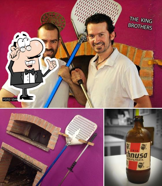 Questa è la immagine che raffigura la interni e birra di King Pizza Lab Azzano San Paolo