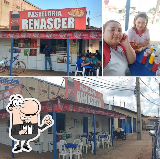 O interior do Pastelaria Renascer