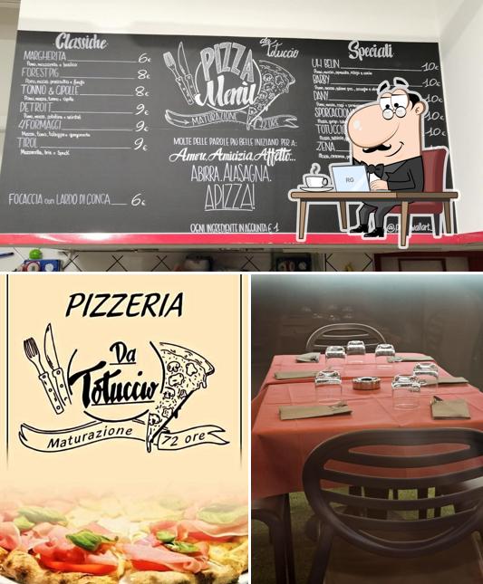 Gli interni di Pizzeria Da totuccio