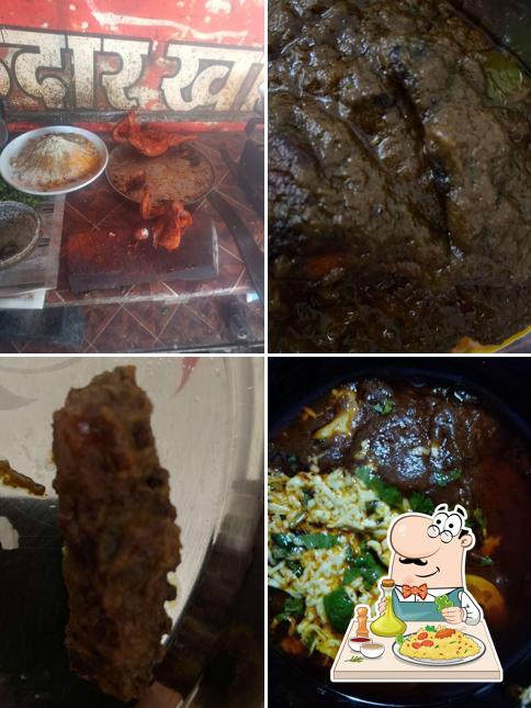 Food at hotel Chandni Darbar