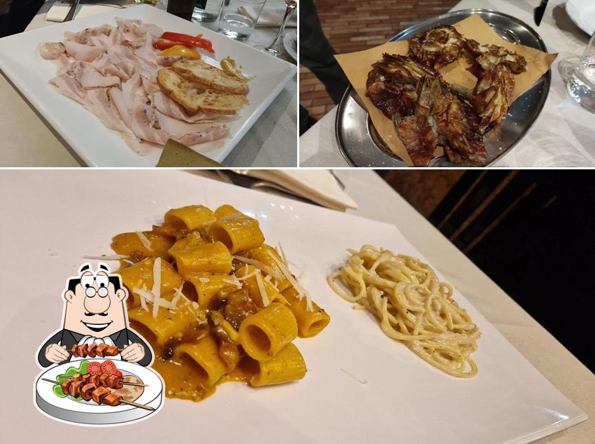 Cibo al Ristorante Amelia Romana