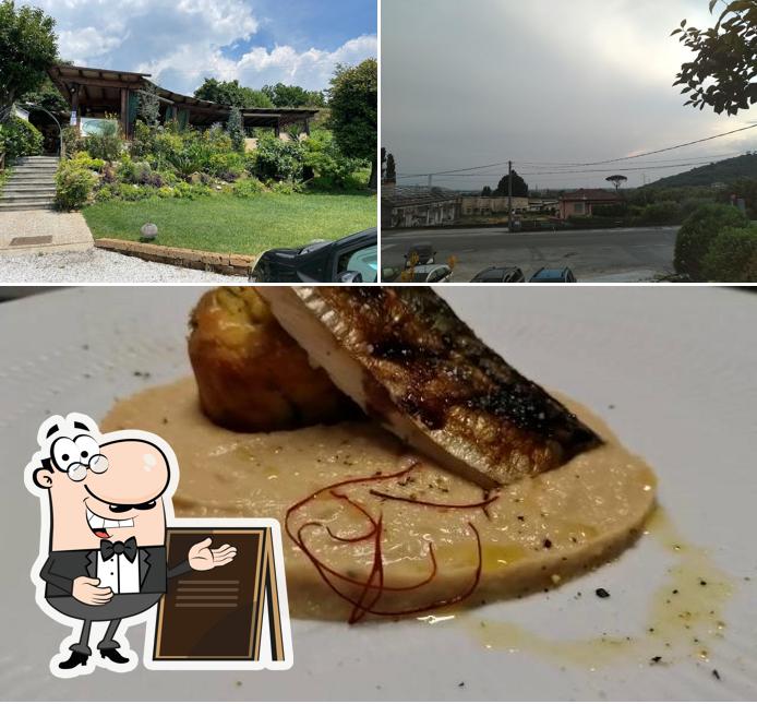 La immagine della esterno e cibo di Ristorante Il Fico