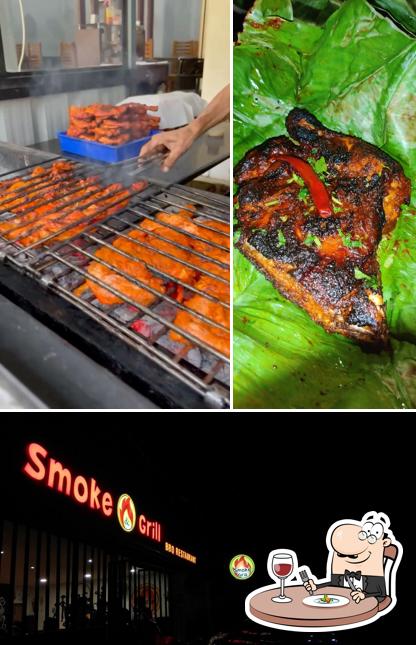 The picture of Smoke & Grill’s food and interior