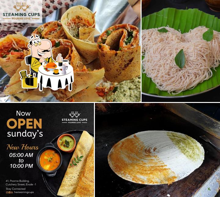 Meals at The Steaming Cups