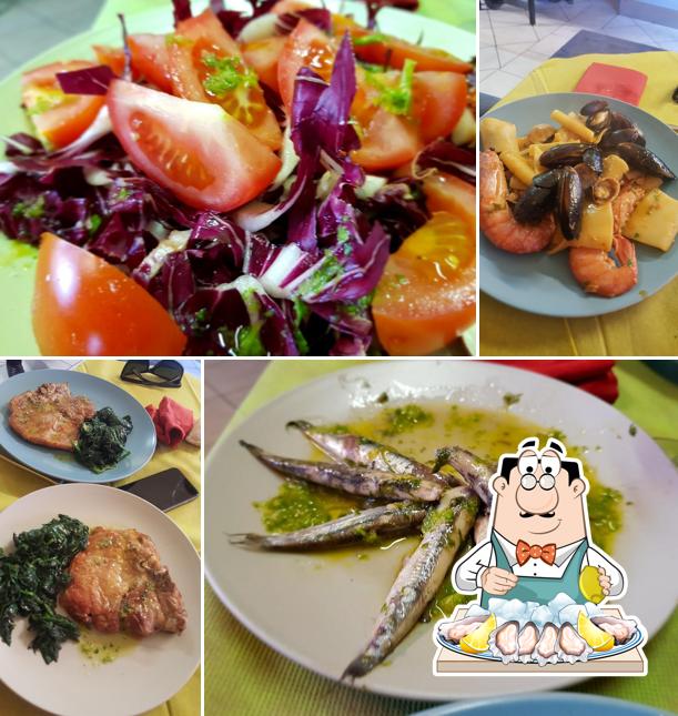 Scegli tra i vari pasti di mare disponibili a Trattoria Del Cascinone Da franco