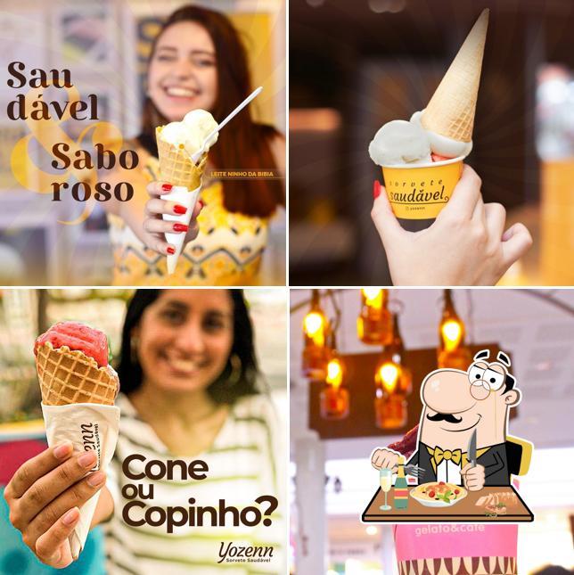 Comida em Yozenn - Gelato e Café