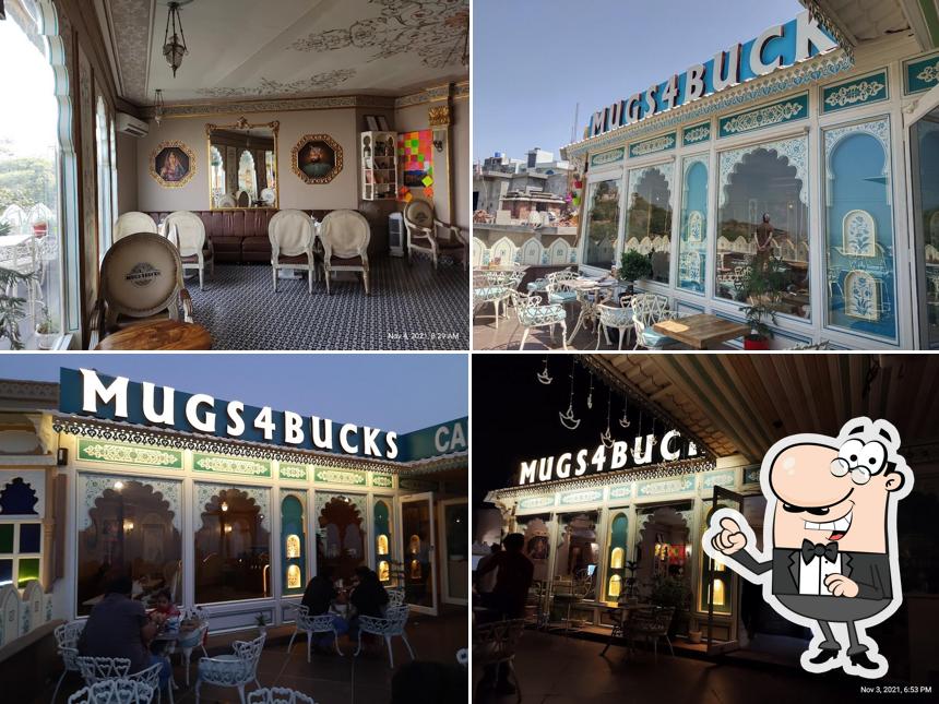 Take a seat at one of the tables at MUGS4BUDS CAFE CHITTORGARH