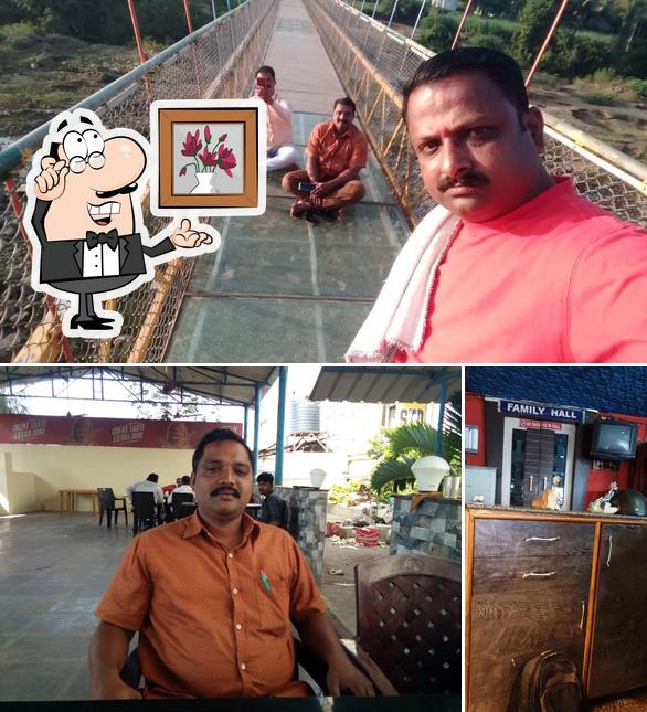 This is the image displaying interior and exterior at Lucky Bar & Restaurant