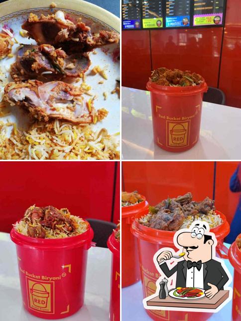 Food at Red Bucket Biryani