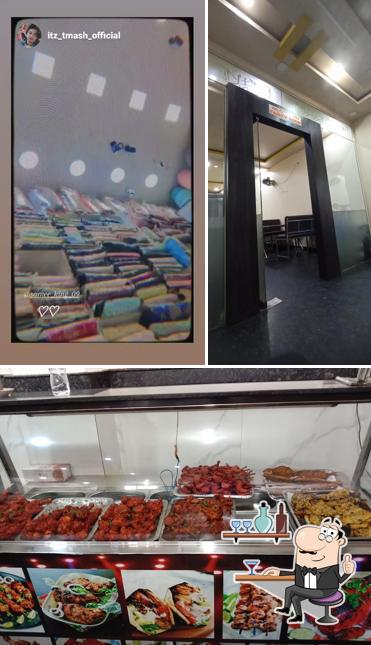 The photo of Altaj hotel’s interior and food
