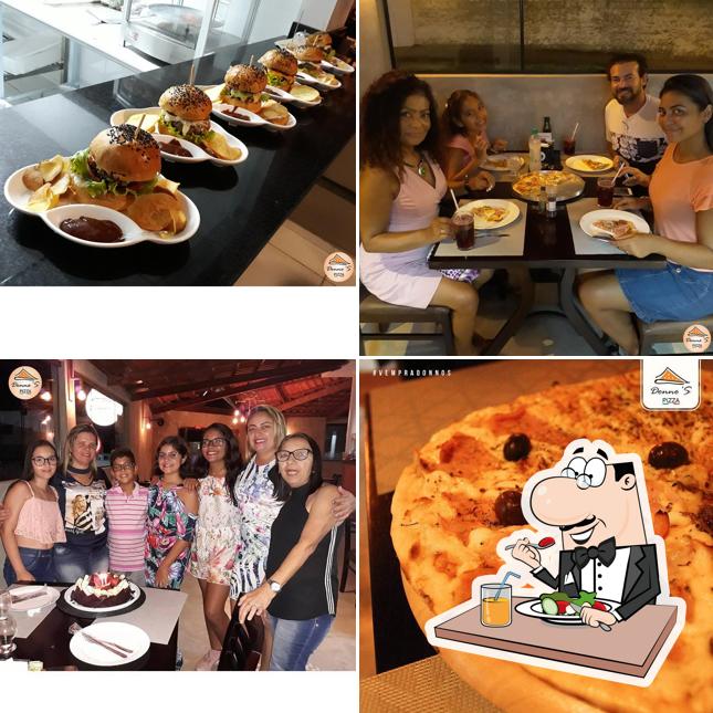 Comida em Donno's Pizza