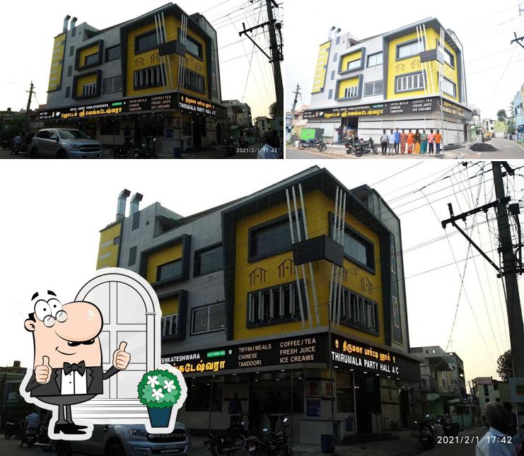 The exterior of HOTEL SHREE VENKATESHWARA