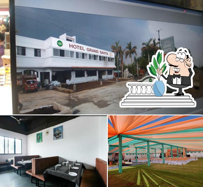 The exterior of Hotel Grand Savita