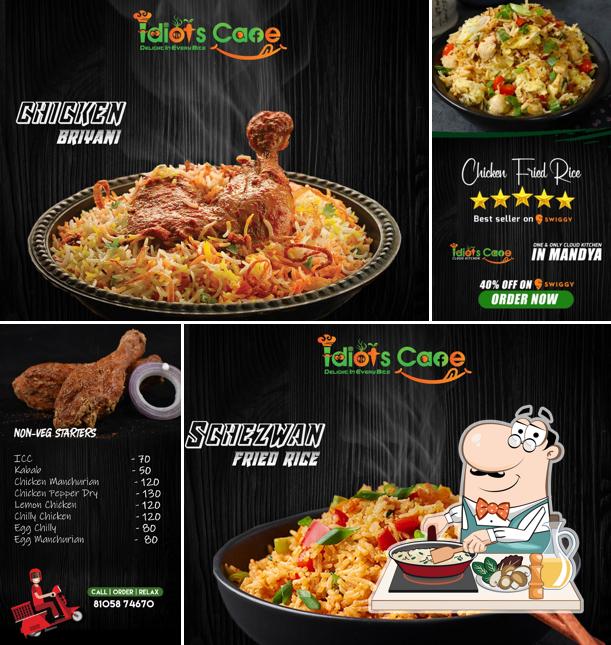 Fried rice at Idiots Cafe