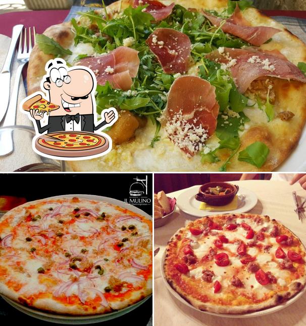Prova una pizza a Ristorante Pizzeria Il Mulino di Quercegrossa