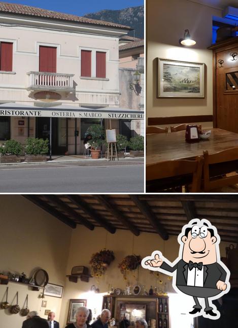 Gli interni di Osteria San Marco Ristorante Piazza San Marco