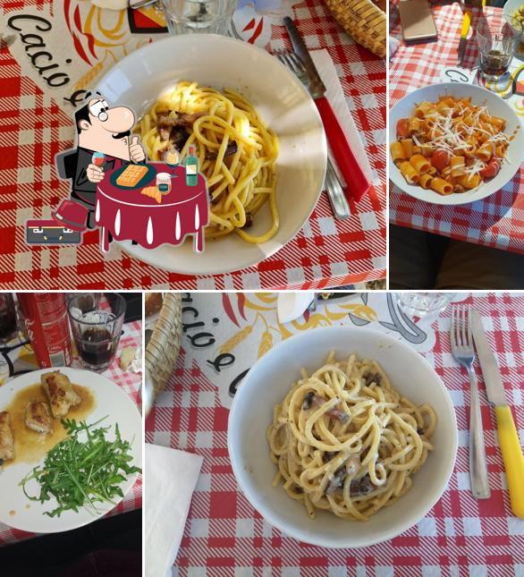 Cialde al Trattoria Cacio e Pepe