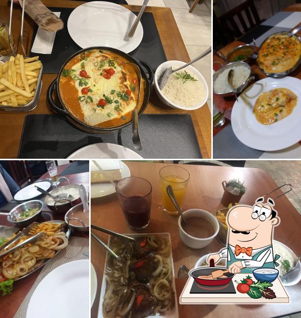 Curry de frango em Restaurante Do Marco Velho