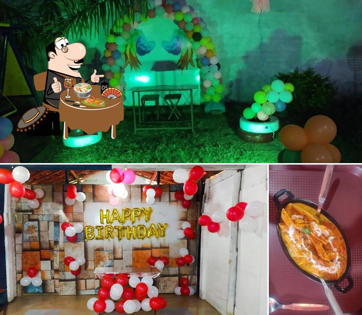 Meals at The unique cafe