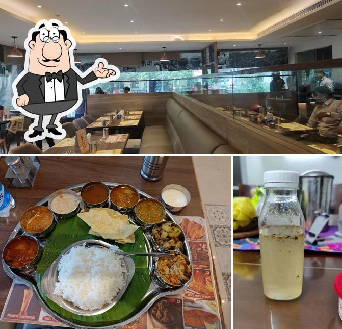 Check out how Dindigul Thalappakatti Restaurant Basaveshwara Nagar looks inside
