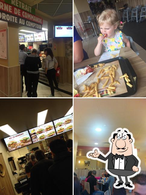 L'intérieur de Burger King