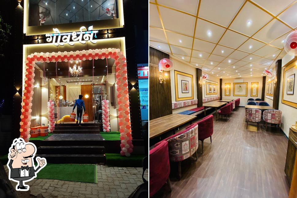 The interior of Govardhan Family Restaurant & Rooftop Cafe