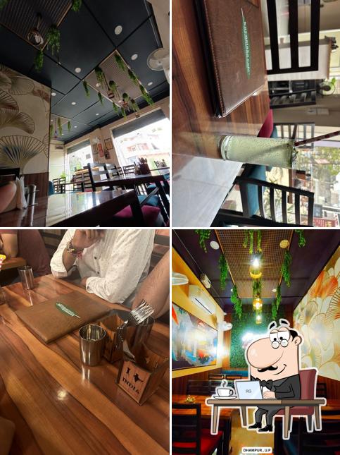 The interior of Karnataka Cafe