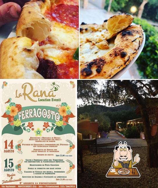 A La Rana Braceria Ristorante, puoi prenderti una bella pizza
