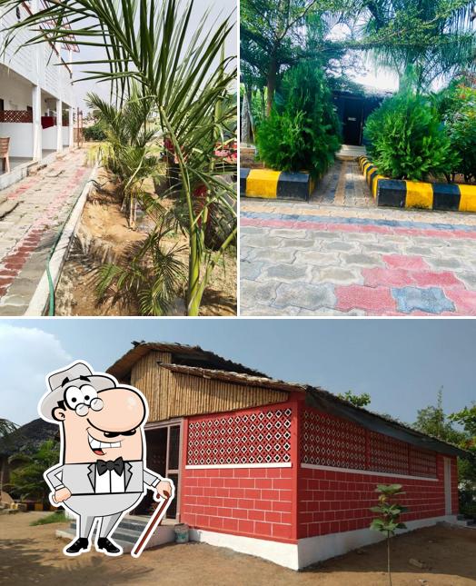 Enjoy the view outside Megha Resort (Hampi)