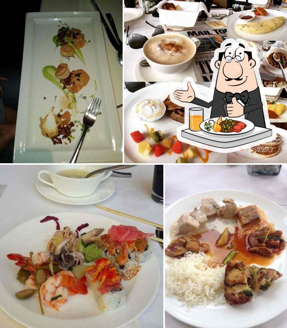 Food at The Piano Bar & Cigar Lounge