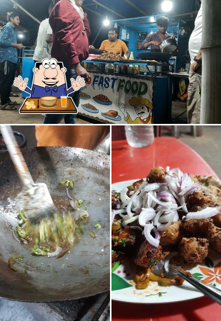 The image of food and interior at Dina fast food