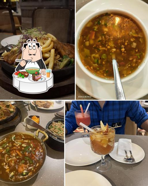 Hot and sour soup at Gola Sizzlers