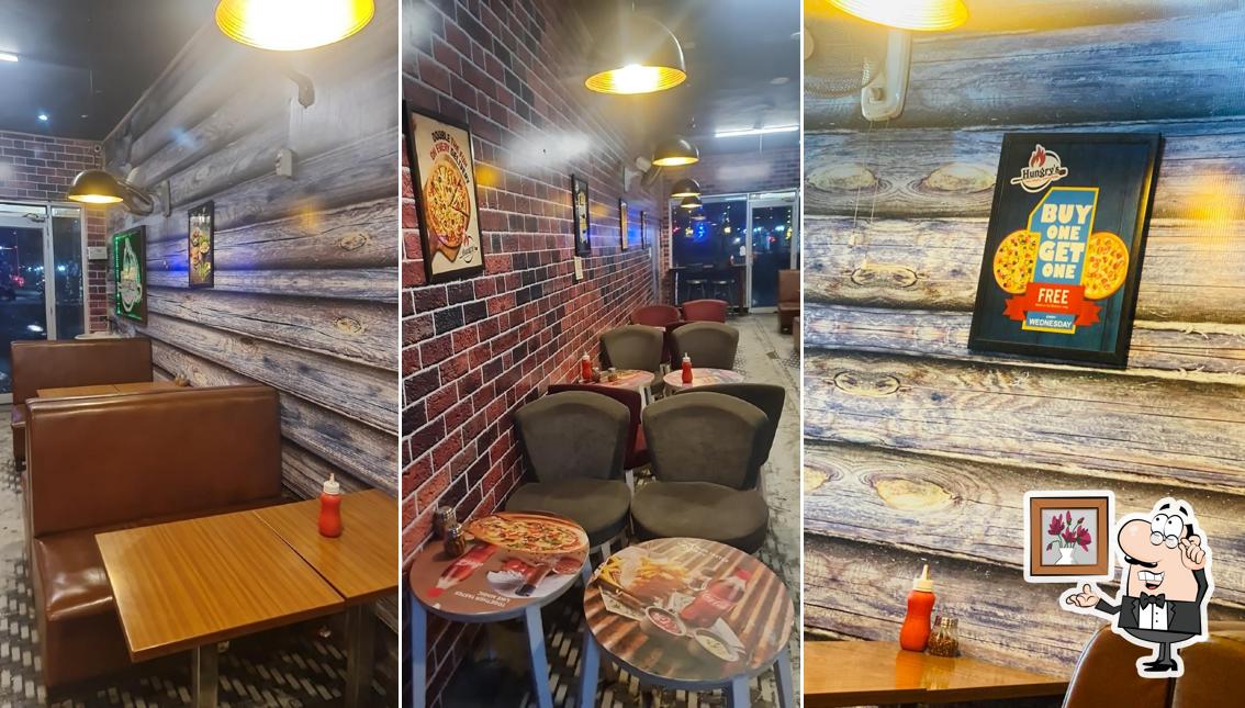 The interior of Hungry's Hut