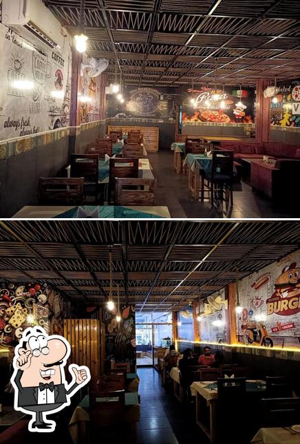 The interior of Indian spices ( Pure Veg. Food )