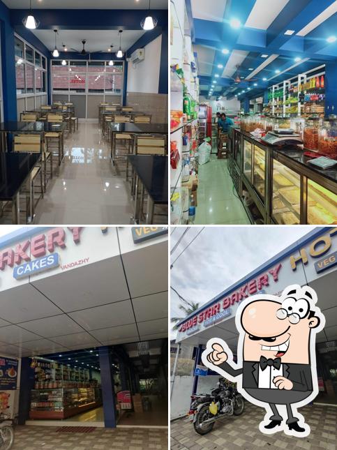 The interior of New Blue Star Bakery & Coffee House