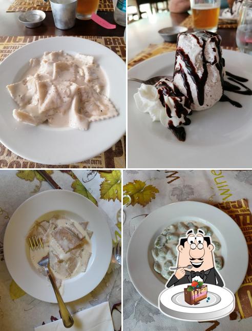 Torta al cioccolato al Riserva La Regina Trattoria Pizzeria Area Camper