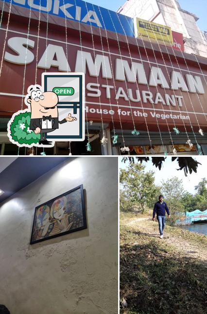 The exterior of Sammaan veg. Restaurant