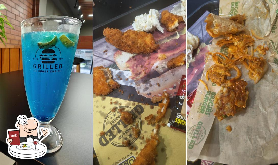 Food at Biggies Burger: Rewa