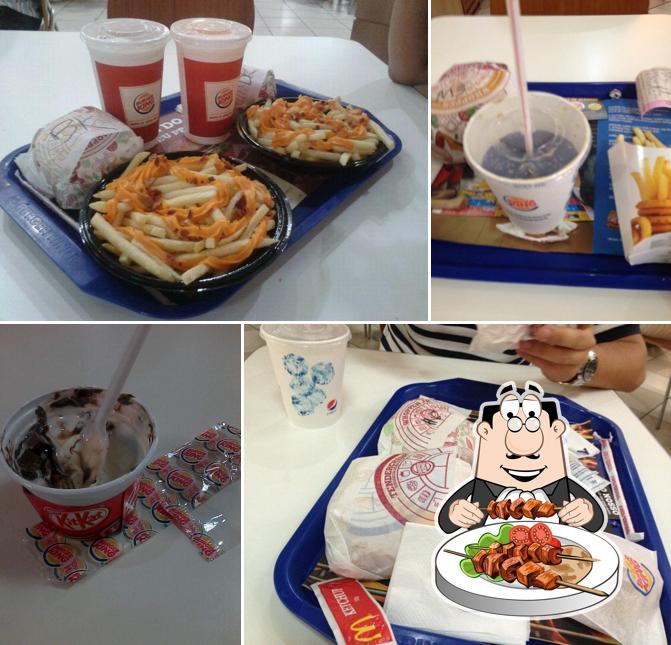 Comida em Burger King