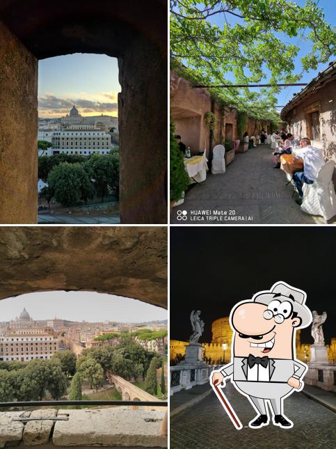 Guarda l'area esterna di Caffetteria Ristorante Le Terrazze Castel Sant’Angelo