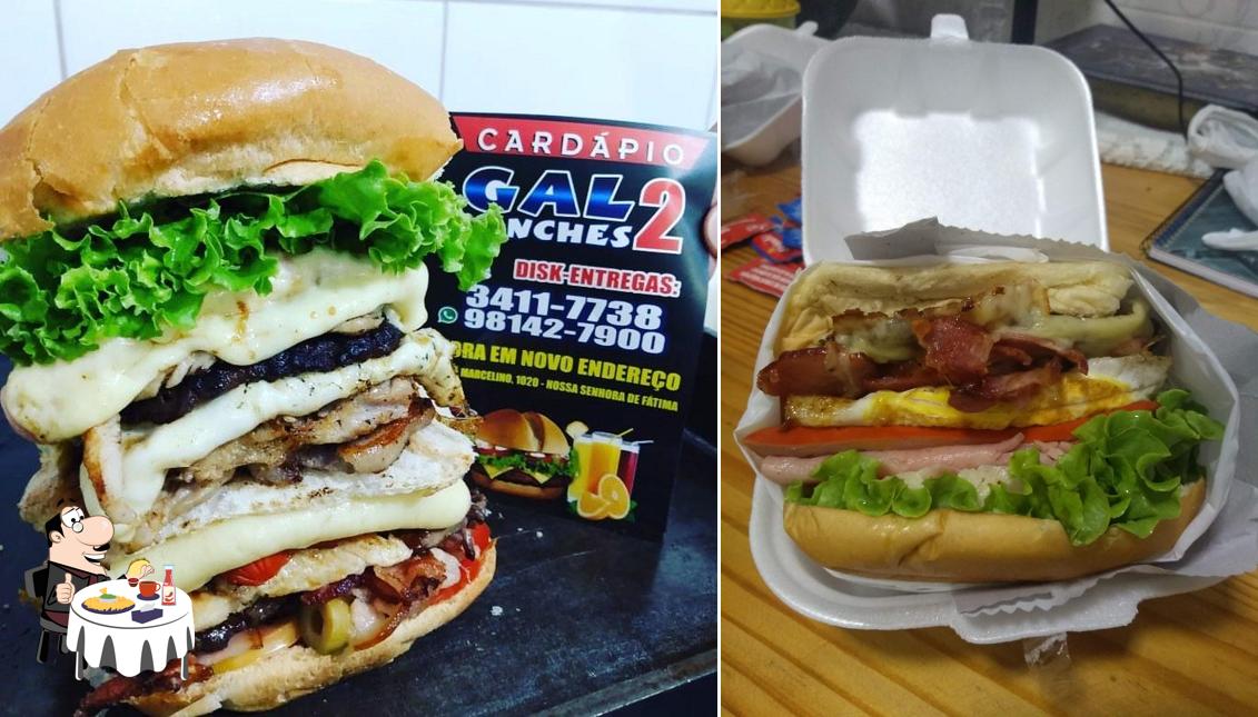 Delicie-se com um hambúrguer no Gal Lanches 2