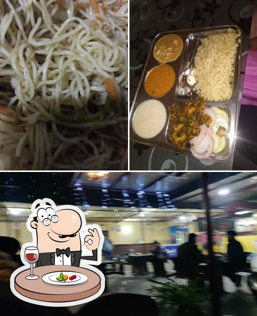 This is the image displaying food and interior at Nikku Vegetarian & Sweets