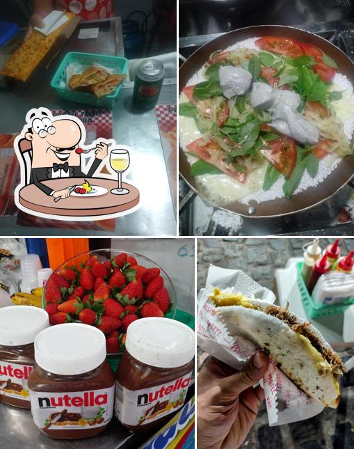Platos en Beiju e Tapioca Recheada da Nana