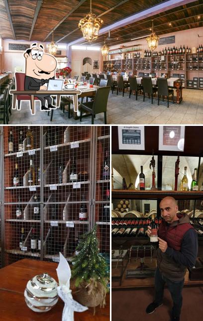 Gli interni di La Bottega del Vino