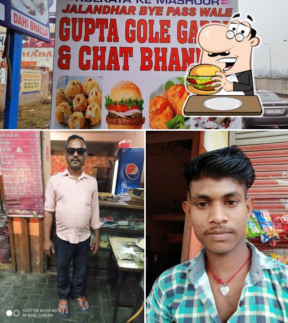 Order a burger at Gupta Fast Food