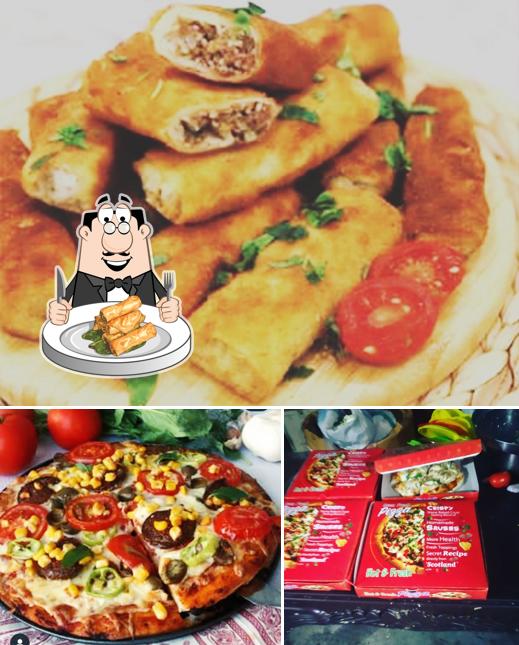 Spring rolls at Om cafe