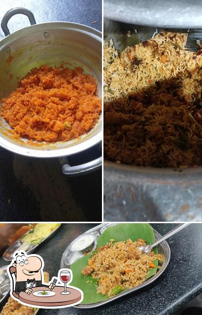 Food at Raghavendra hotel