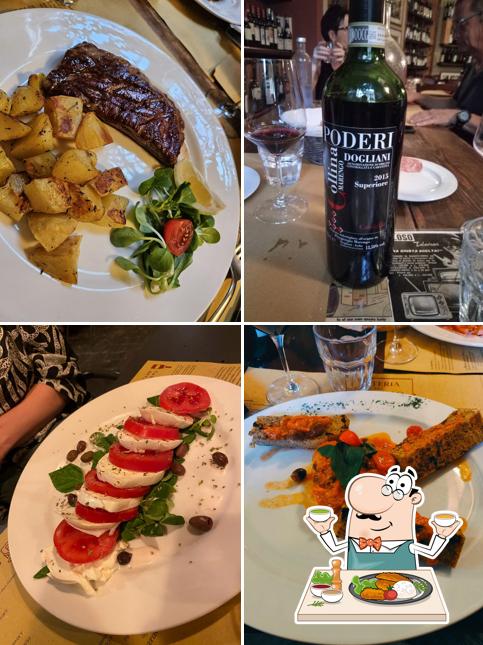 Platti al Osteria del Castello