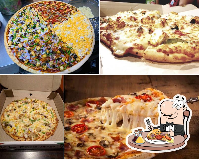 At La Pino'z Pizza (Sector 83, Gurugram), you can try pizza